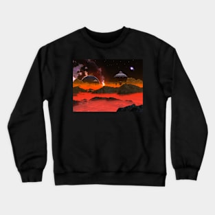 Just Visiting the Molten Moon Crewneck Sweatshirt